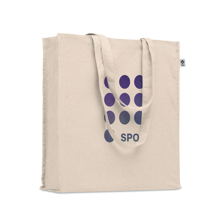 Shopper cotone bio personalizzato con logo aziendale