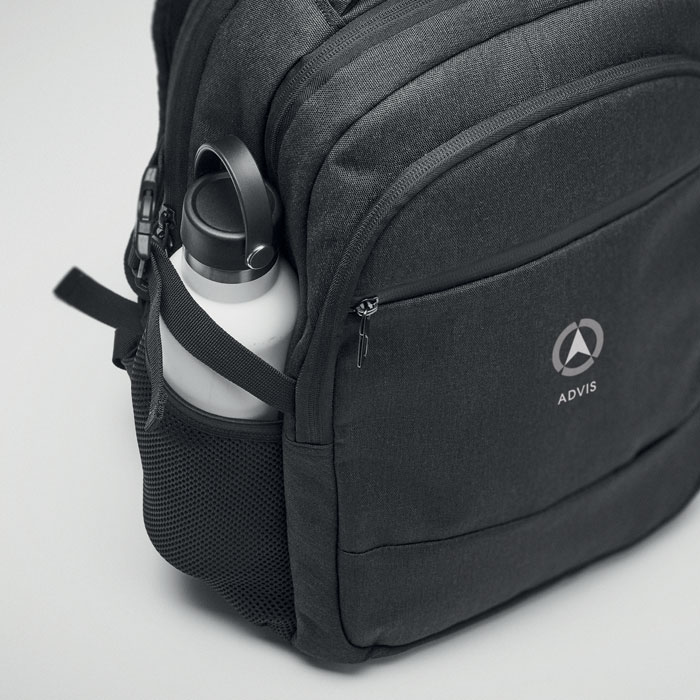 Zaino laptop RPET personalizzato con logo aziendale